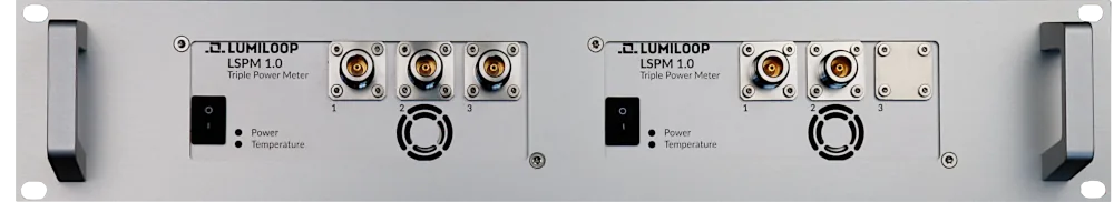 Компоненты LSFrame LUMILOOP GmbH Передняя панель 19″, 2x LSPM-измерителя мощности