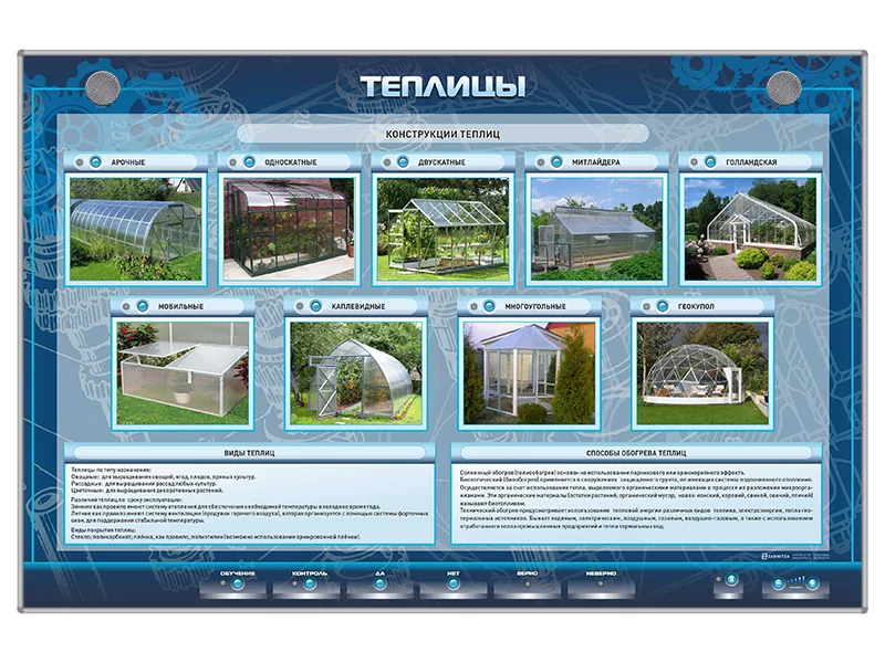 Стенд Зарница теплицы