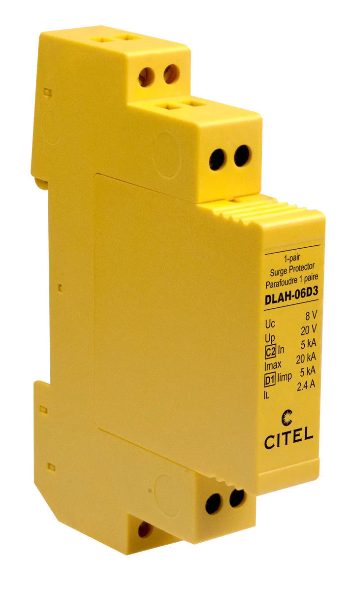 Устройство защиты от импульсных перенапряжений Citel DLAH-06D3 (641001), 1 пара, сети RS422