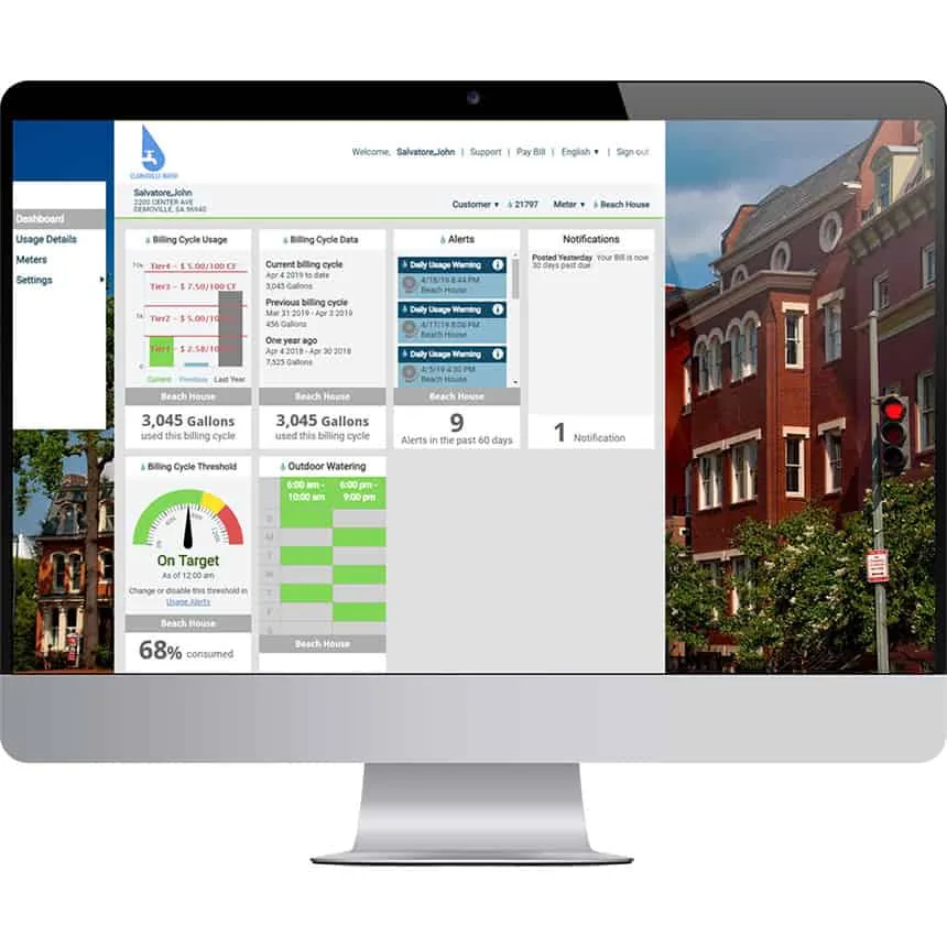 Программное обеспечение Sensus Portal Software