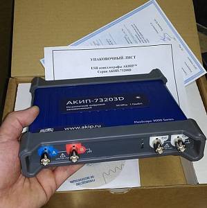 Поверка осциллографа АКИП-73203D